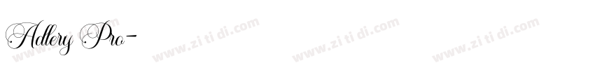 Adlery Pro字体转换